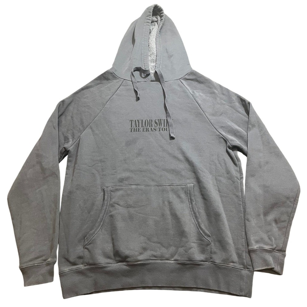 Taylor‎ Swift The Eras Tour 2023 Blue Pullover Hooded Sweatshirt Size Medium